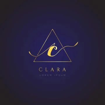 Simple Elegance Initial Letter B Logo Type Sign Symbol Icon Stock Illustration