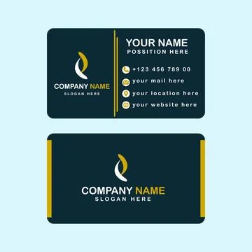 Simple &amp; Elegant Branding Design Stock Illustration