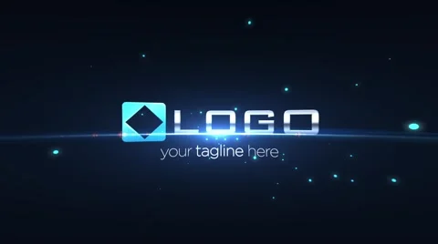 Simple Elegant Dark Light Logo Sting Dynamic Intro 스톡 After Effects