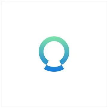 Simple but elegant keyhole logo design Stock Illustration