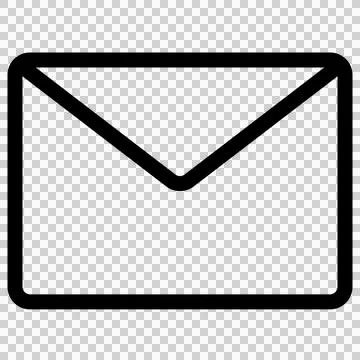 Simple email icon, envelope illustration Stock-Illustration