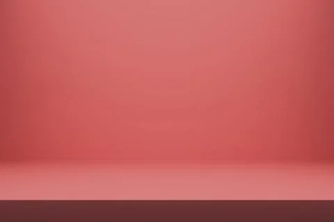 Simple, empty pink 3D studio background with soft lighting effect 스톡 일러스트