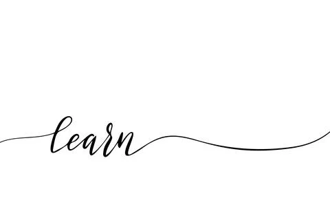 Simple Endless Hand drawn Lettering. Print and fashion vector design template. Stock Illustration