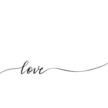 Simple Endless Hand drawn Lettering. Print and fashion vector design template. Stock Illustration