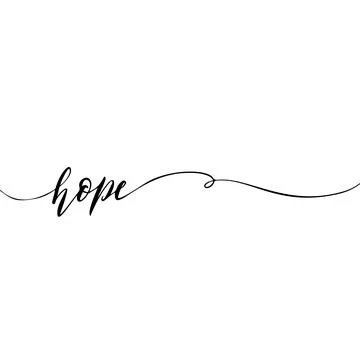 Simple Endless Hand drawn Lettering. Print and fashion vector design template. Stock Illustration