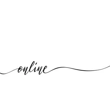 Simple Endless Hand drawn Lettering. Print and fashion vector design template. Stock Illustration