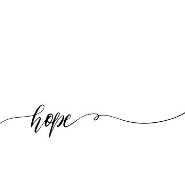 Simple Endless Hand drawn Lettering. Print and fashion vector design template. Stock Illustration