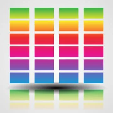 Simple Eq, Equalizer graphics for multimedia, audio, music concept Stock Illustration