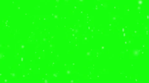 Simple falling snow animation on green s... | Stock Video | Pond5