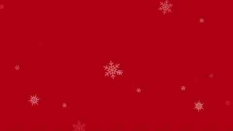 Simple falling snowflakes on a red background 動画素材 221667651