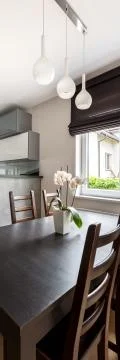 Simple family table Stock Photos