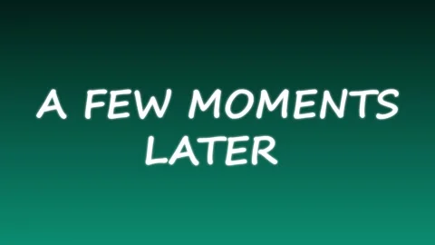 Simple a few moments later text on light color background. 스톡 동영상 335700198