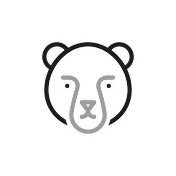 Simple of Finance Related Vector Line Icon. Contains such Icon as bears. Thin Illustrazione stock