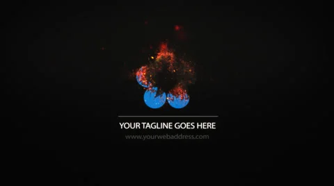 Simple Fire Logo Inro Stock After Effects