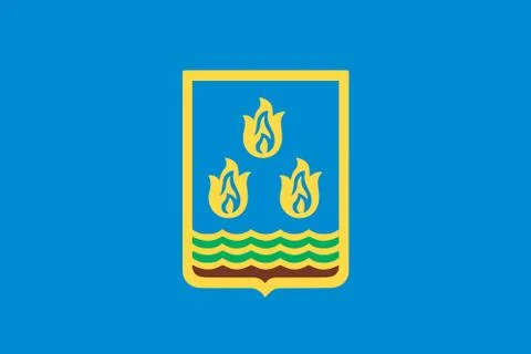 Simple flag. Correct size, proportion, colors Stock Illustration