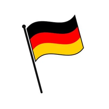 Simple flag icon Stock Illustration