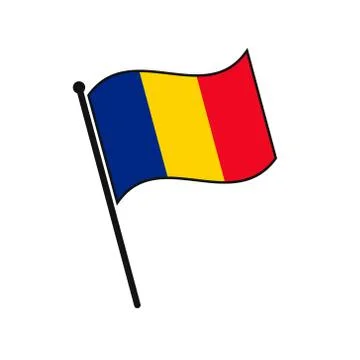 Simple flag icon Stock Illustration