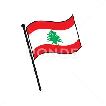 Simple flag isolated イラスト素材