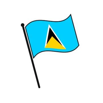 Simple flag isolated Stock Illustration