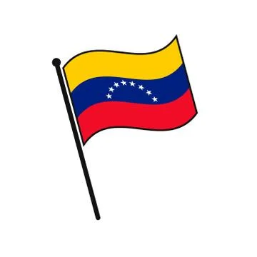 Simple flag isolated Illustrazione stock