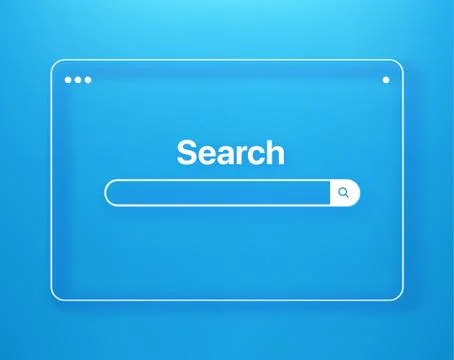 Simple flat browser window with chat bubbles template. 3d comic style editabl Stock Illustration