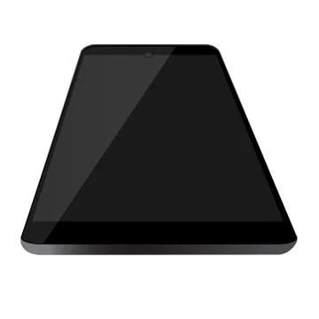 Simple Flat Color Shining Vector Modern Model Smartphone Stock Illustration