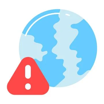 A simple, flat design calendar icon highlighting important dates marked in red, Stock Illustration