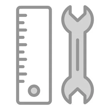 A simple, flat design calendar icon highlighting important dates marked in red, Stock Illustration