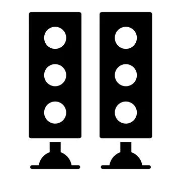 A simple, flat design calendar icon highlighting important dates marked in red, Stock Illustration