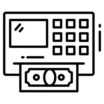 A simple, flat design calendar icon highlighting important dates marked in red, Stock Illustration