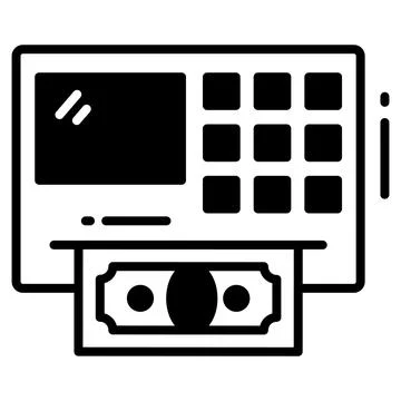 A simple, flat design calendar icon highlighting important dates marked in red, Stock Illustration