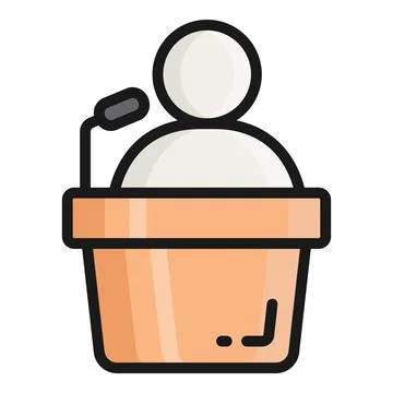 A simple, flat design calendar icon highlighting important dates marked in red, Stock Illustration