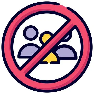 A simple flat icon of a laptop with a large red play button on the screen, Stock Illustration