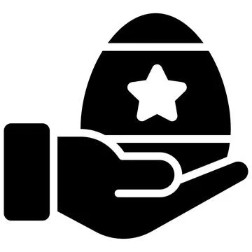 A simple flat icon of a laptop with a large red play button on the screen, Stock Illustration