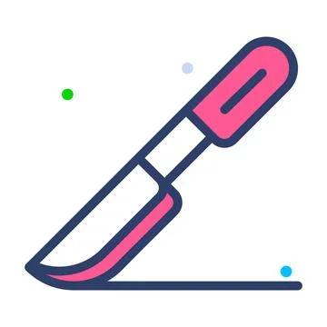 A simple flat icon of a laptop with a large red play button on the screen, Stock Illustration
