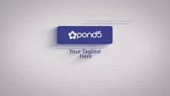 Simple Flat Logo Shadow Animation Stock After Effects