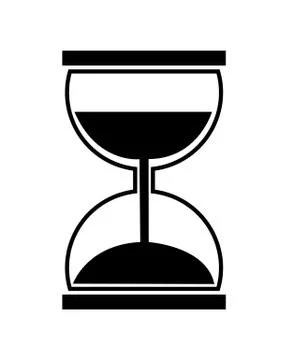 Simple, flat sandwatch icon. Stock-Illustration