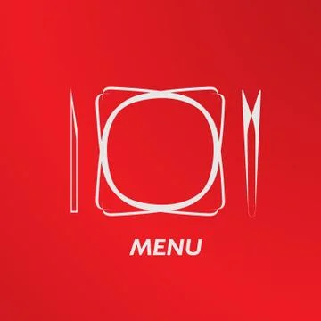 Simple flat vector cover cafe menu eps Stock Illustration