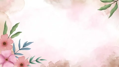 Simple floral animation with copy space Stock Footage 280777722