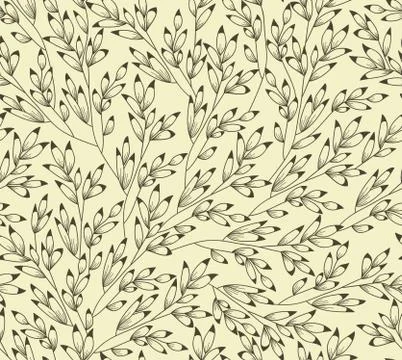 Simple floral background Stock Illustration