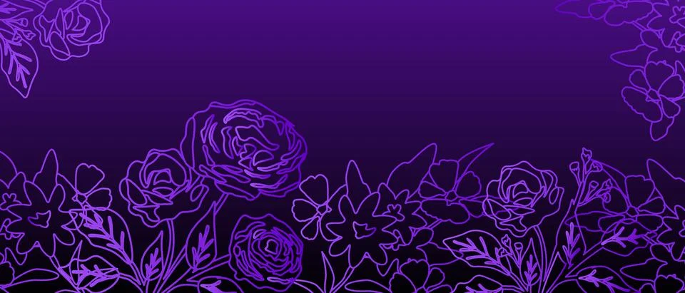 Simple floral background Stock Illustration
