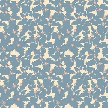 Simple floral pattern Stock Illustration