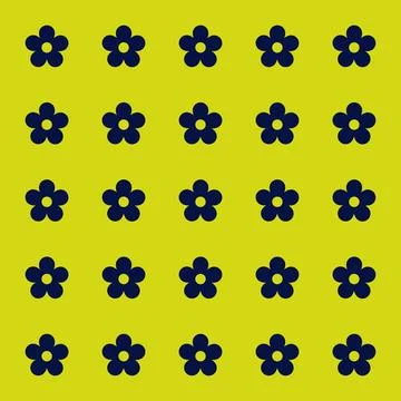 Simple floral spring pattern for printing on fabric or for web design. 스톡 일러스트