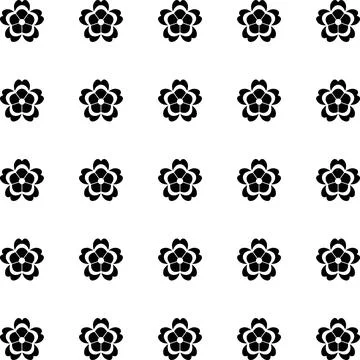 Simple floral spring pattern for printing on fabric or for web design. 스톡 일러스트