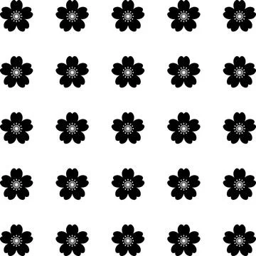 Simple floral spring pattern for printing on fabric or for web design. 스톡 일러스트