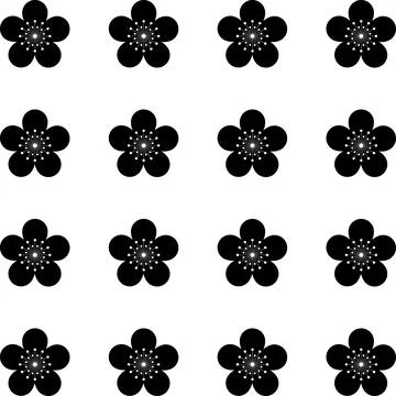 Simple floral spring pattern for printing on fabric or for web design. 스톡 일러스트