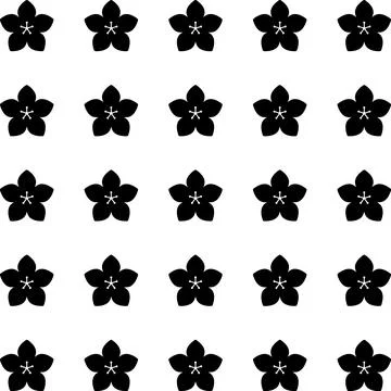 Simple floral spring pattern for printing on fabric or for web design. イラスト素材