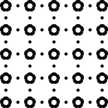 Simple floral spring pattern for printing on fabric or for web design. Stock Illustration