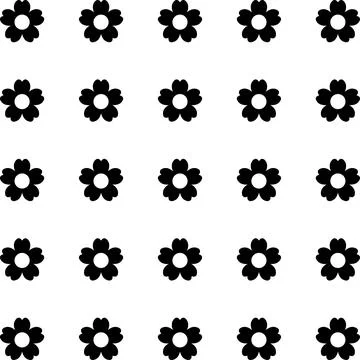 Simple floral spring pattern for printing on fabric or for web design. 스톡 일러스트
