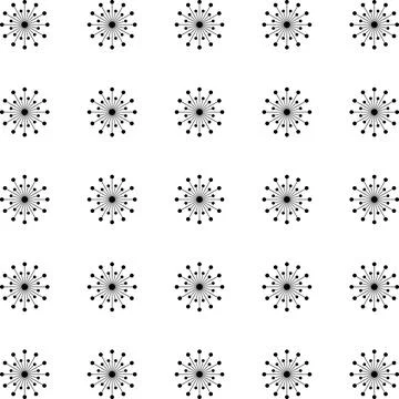 Simple floral spring pattern for printing on fabric or for web design. Stock Illustration